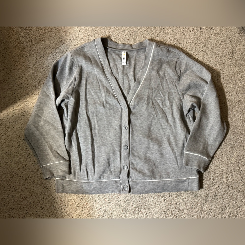 All in Motion Gray Cardigan XXL